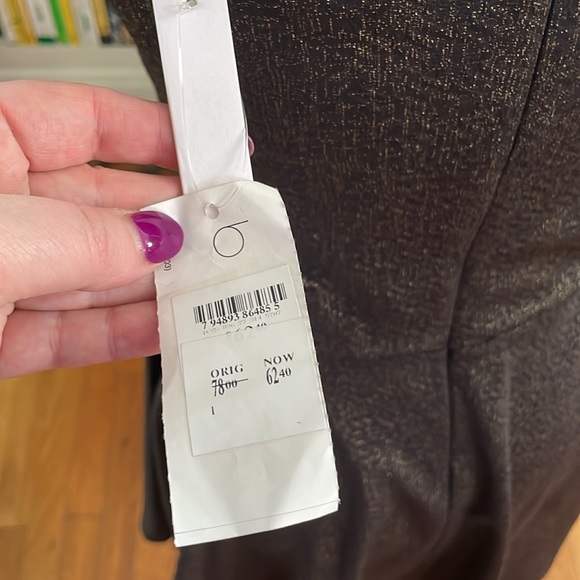 Aqua Black+ gold party Dress - Picture 5 of 5